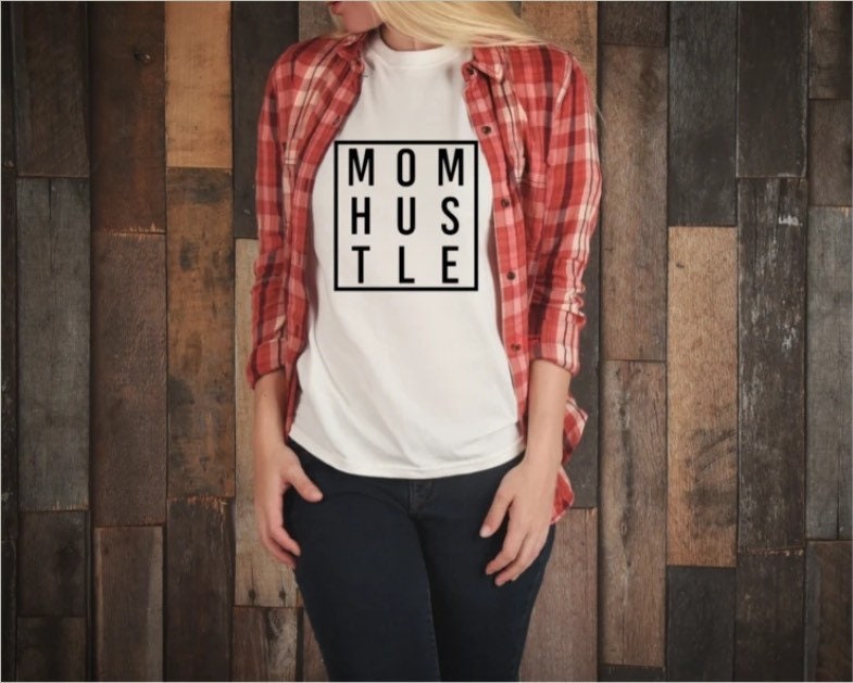 Mom hustle Screen Print Transfer / Mom / funny / Hustler/ RTS / Screen print / Transfers / Heat transfers