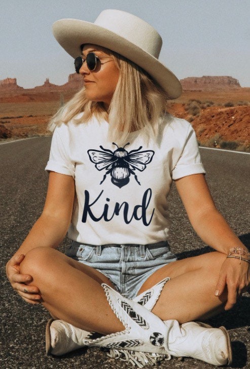 Be kind / inspirational / Bee / RTS / Screen print / Transfers / Heat transfers