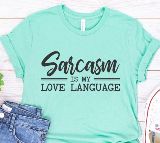 READY TO PRESS sarcasm is my love language / beer / funny / rts / Screen print / transfers / Heat transfers