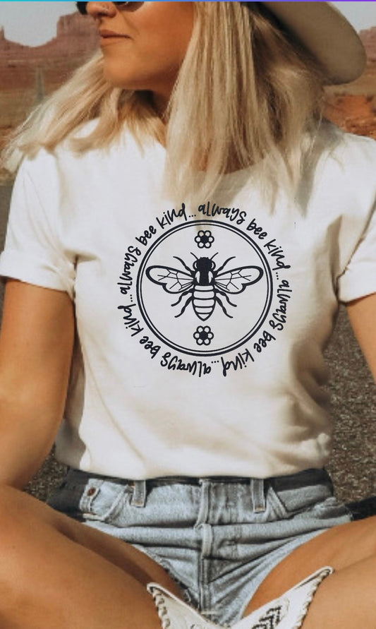 READY TO PRESS always bee kind / hustle / funny / rts / Screen print / transfers / Heat transfers / be kind