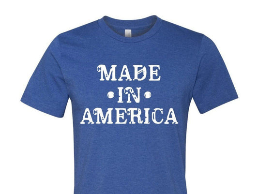 Made in America /  SCREEN print transfer / America / USA /Ready To Press / Heat Transfer / 4th of July