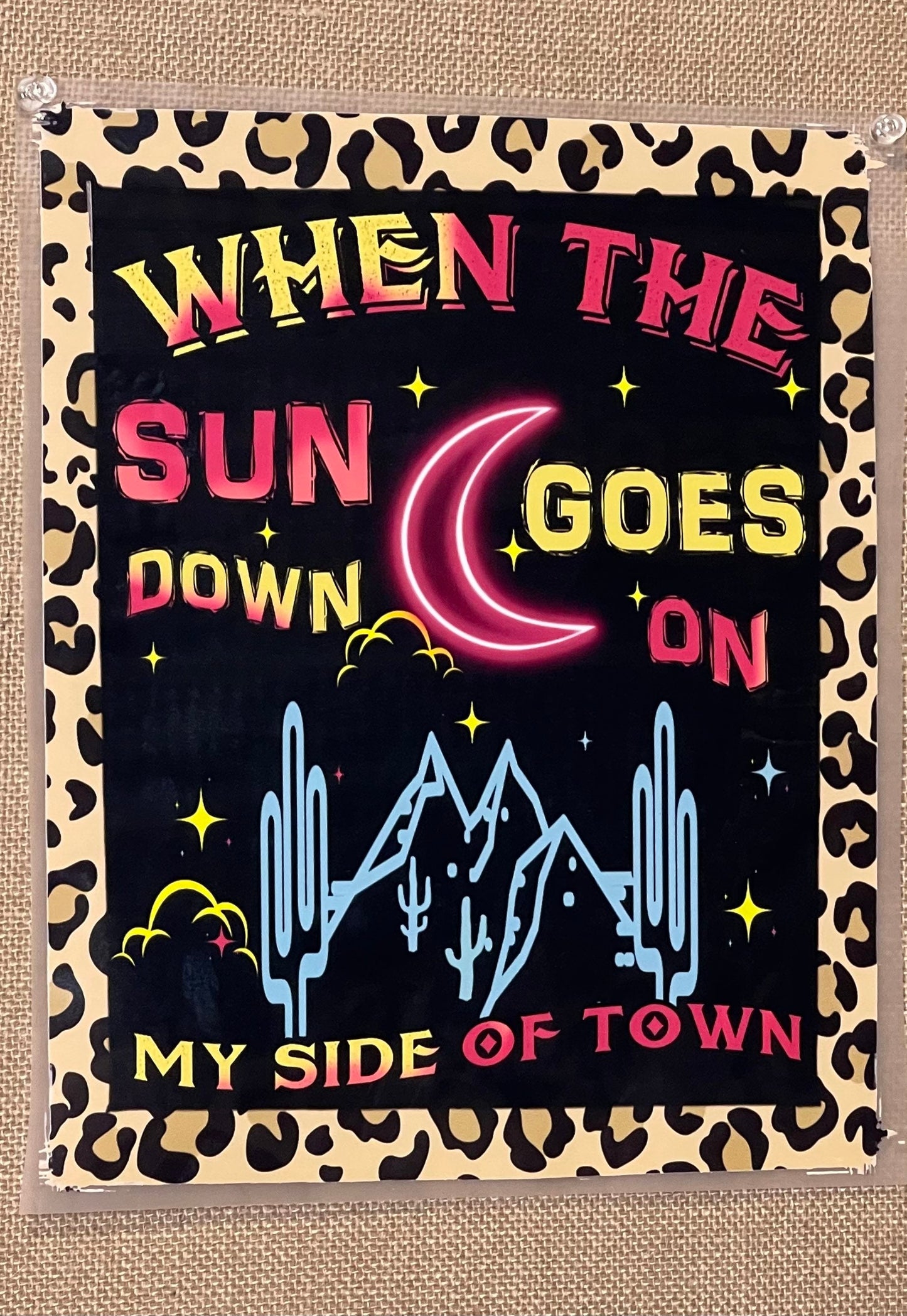 When the sun goes down/ DTF / Country Music / Tiktok dance / Neon Moon / Clear film transfer / Shirt design / RTS