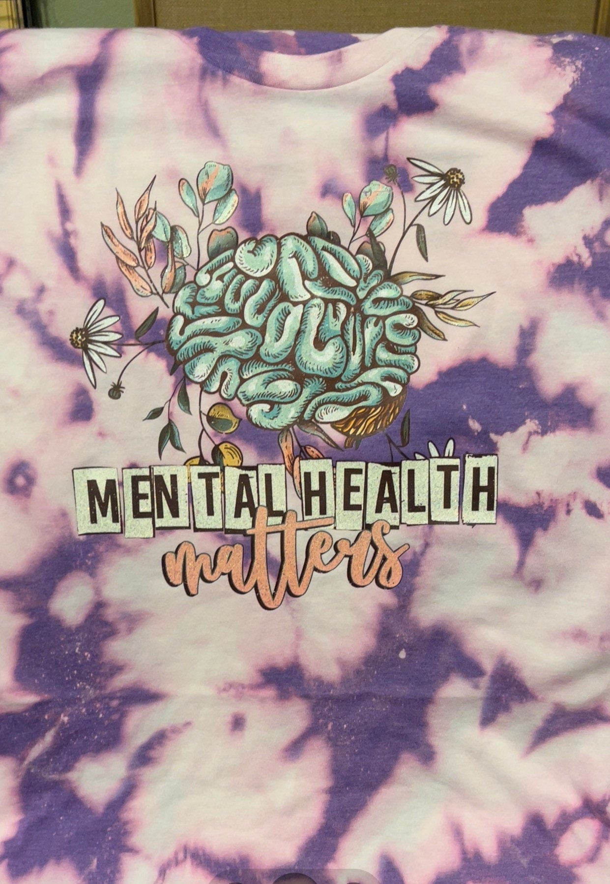 Mental Health Matters /  SCREEN print transfer / Mental awareness / Ready To Press / Heat Transfer / Glitter Transfer / Clear Screen print