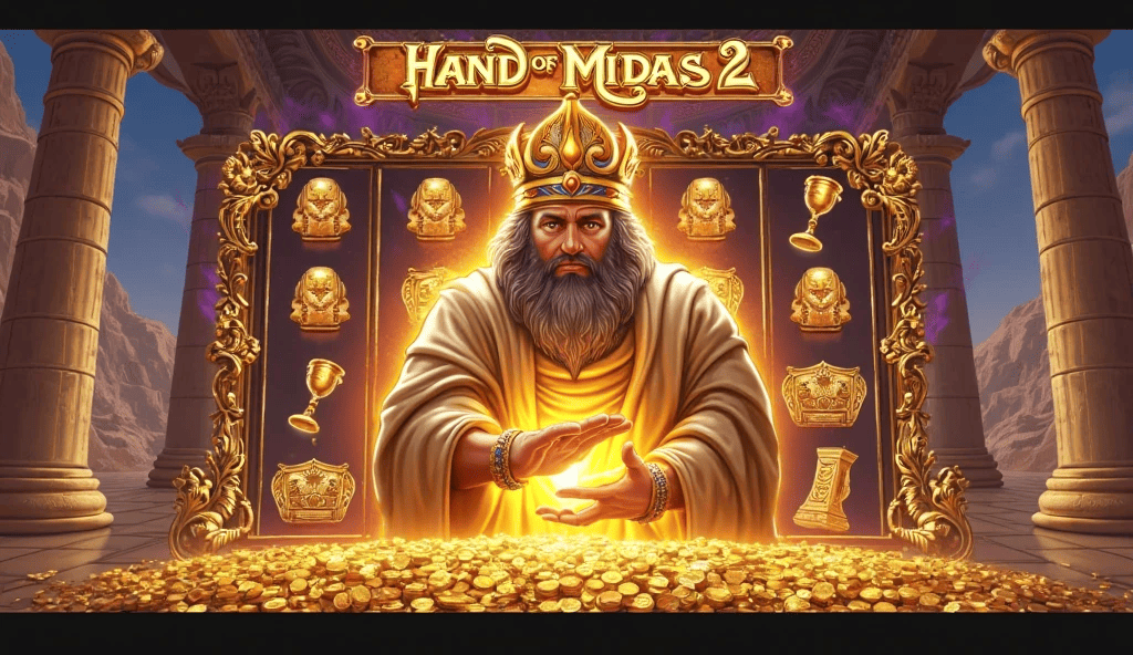 Mainkan Hand of Midas 2 dari Pragmatic Play! Rasakan fitur wild multiplier, free spins, dan jackpot besar dalam satu putaran penuh kejutan!